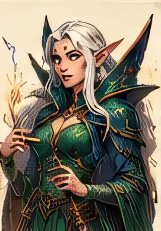 Elaris, L’elfe